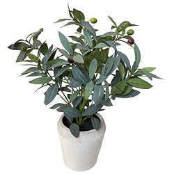 small faux olive tree