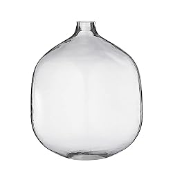 clear dark vase