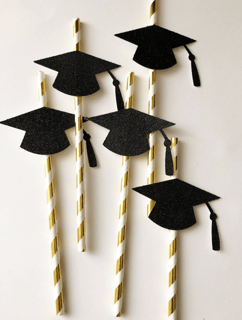 graduation party straws