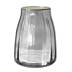 black gilded vase
