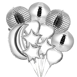 moon and stars balloons