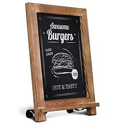 small standing chalkboard