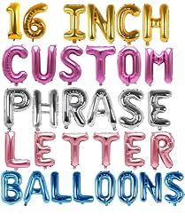custom letter balloon