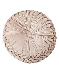 beige round pillow