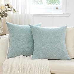 aqua throw pillow
