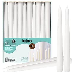 tall white candles