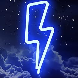 lightning bolt neon light