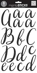 black letter stickers