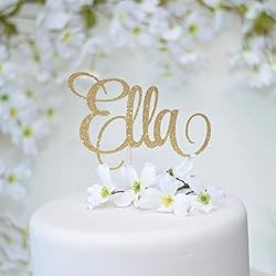 custom name cake topper