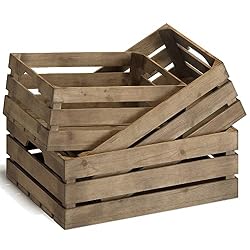 rustic wooden crates