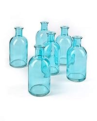blue jar vases for centerpiece