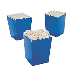 blue popcorn boxes