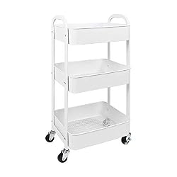 white utility cart