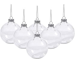 clear christmas ball ornament