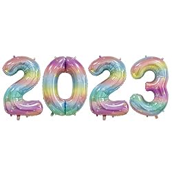 silver 2022 balloons