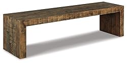 wood entryway bench
