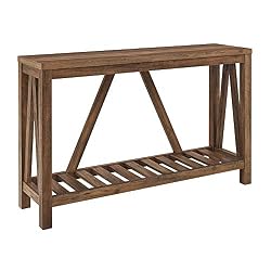 solid wood entry table