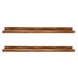 wood picture ledge shelf