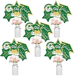 green centerpiece sticks
