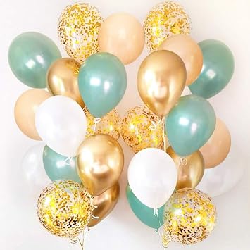 neutral aesthetic balloons
