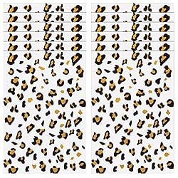 leopard face stickers