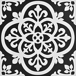 black peel and stick tiles