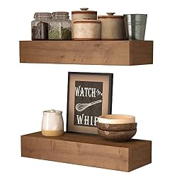 thick floating shelves