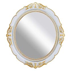 small gold antique mirror