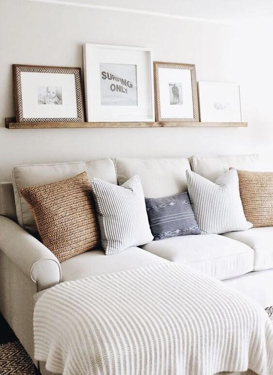 how to put a throw on a corner sofa