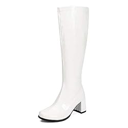white knee boots