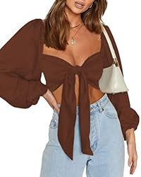 crop tie top