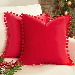 pom pom pillows