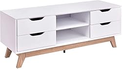 white cabinet console