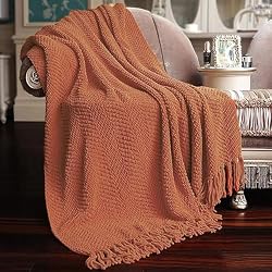 orange throw