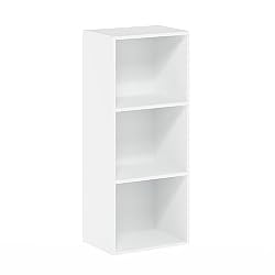 white bookcase
