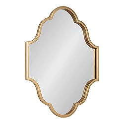 gold shaped mirror