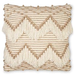 neutral boho pillow