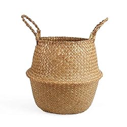 woven seagrass basket