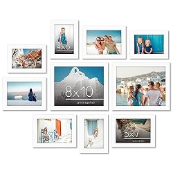 white frame set different sizes