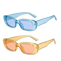 blue and orange sunglasses