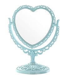 blue heart mirror