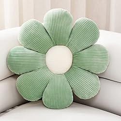sage flower pillow