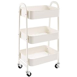 off white rolling cart