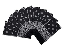 black print bandanas