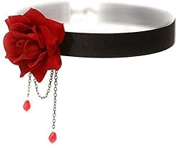 rose choker necklace