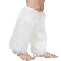 fluffy leg warmers