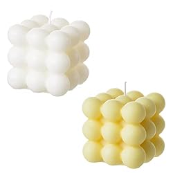 yellow bubble candle