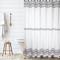 stripe shower curtain