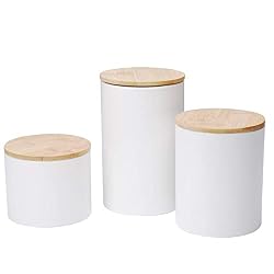 white canisters