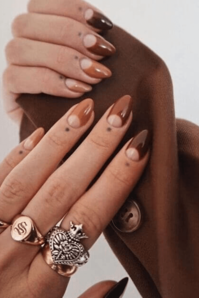 best brown nails ideas